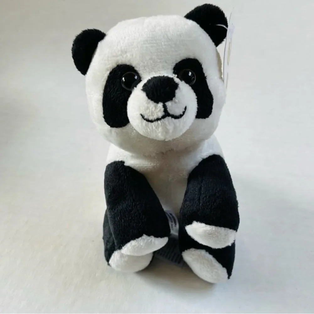 Lil Buddies Fiesta Panda Bear Stuffed Animal Black White New‎ Birthday Gift Toy
